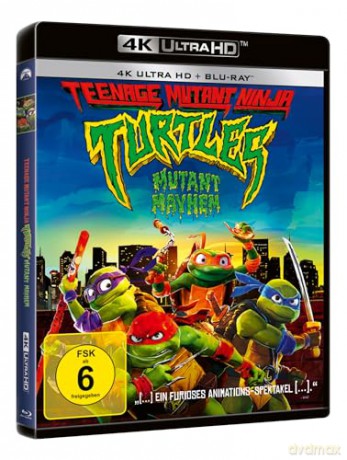 Teenage Mutant Ninja Turtles: Mutant Mayhem (Wojownicze Żółwie Ninja: Zmutowany chaos) [Blu-Ray 4K]+[Blu-Ray]