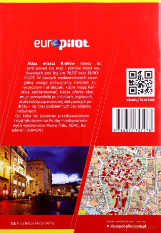 Kraków. Atlas miasta w skali 1:22 500. Europilot wersja mini [KSIĄŻKA]