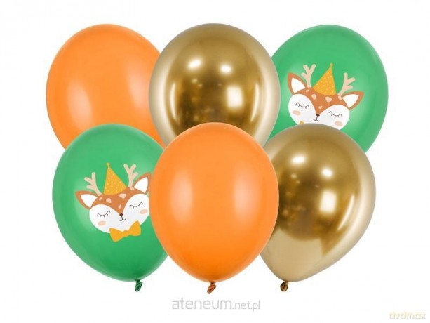 Balony Jelonek MIX 30 cm 6szt
