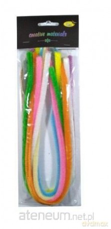 Druty chenille kolorowe 9mmx50cm 10szt