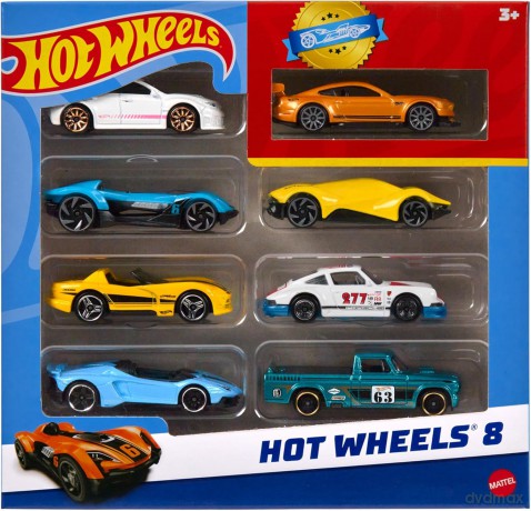 Hot Wheels Samochodziki 8-pak HPV78