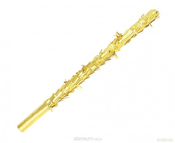 Kij do rozbijania piniaty metaliczny złoty 50cm
