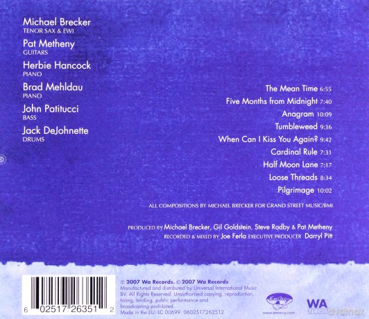 Michael Brecker: Pilgrimage [CD]