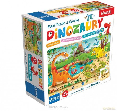 Maxi Puzzle Dinozaury [PUZZLE]