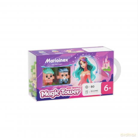 Mini Waffle 80 elementów Magiczna Wieża [KLOCKI]