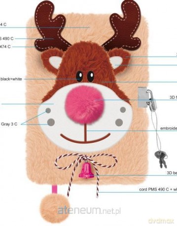 Pamiętnik Beige Reindeer