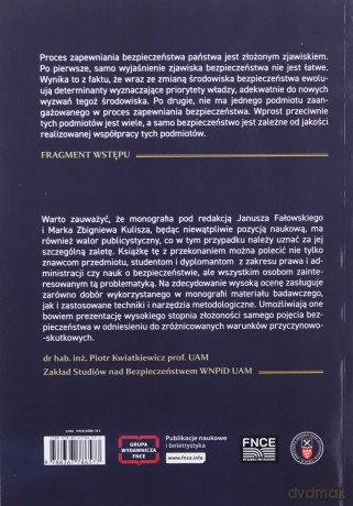 Prawno-administracyjne uwarunkowania bezpieczeństwa wewnętrznego [KSIĄŻKA]