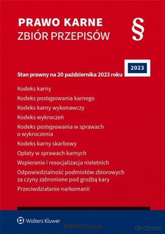 Prawo karne. Zbiór przepisów w.67 [KSIĄŻKA]