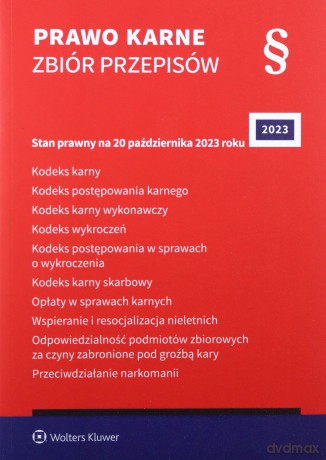 Prawo karne. Zbiór przepisów w.67 [KSIĄŻKA]