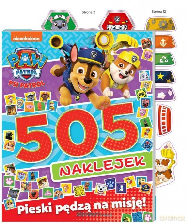 Psi Patrol. 505 naklejek. Pieski pędzą na misję [KSIĄŻKA]