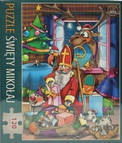 Puzzle 120 el. - Święty Mikołaj [PUZZLE]