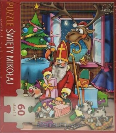 Puzzle 60 el. - Święty Mikołaj [PUZZLE]