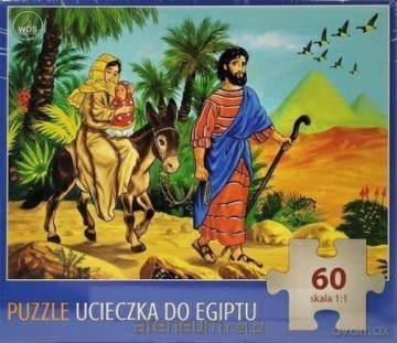 Puzzle 60 el. - Ucieczka do Egiptu [PUZZLE]