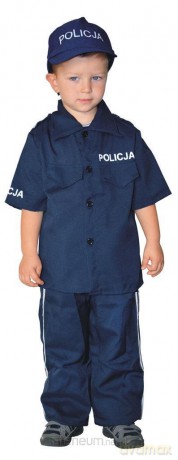 Strój dziecięcy - Policjant lux - rozmiar M