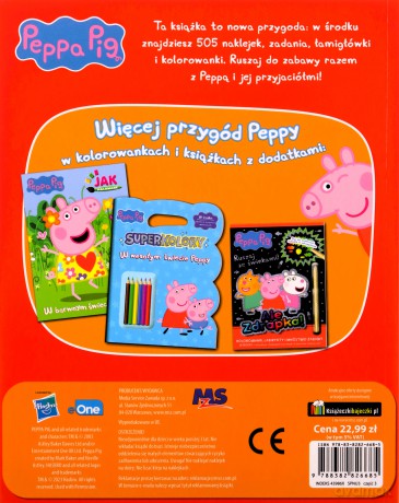 Świnka Peppa. 505 naklejek cz.3 Jak w bajce [KSIĄŻKA]