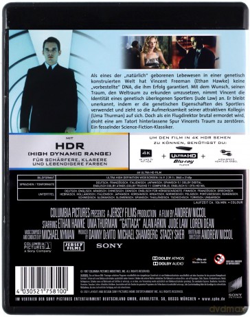 Gattaca - szok przyszłości [Blu-Ray 4K]