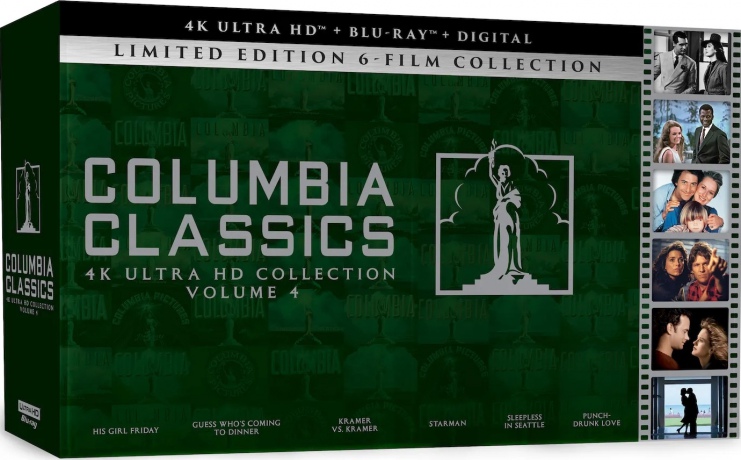 Columbia Classics Collection: Volume 4: His Girl Friday / Guess Who's Coming to Dinner / Kramer vs. Kramer / Starman / Starman / Sleepless in Seattle / Punch-Drunk Love [BOX] [7xBlu-Ray 4K]+[6xBlu-Ray]