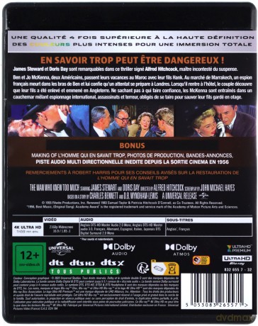 The Man Who Knew Too Much (Człowiek, który wiedział za dużo) [Blu-Ray 4K]