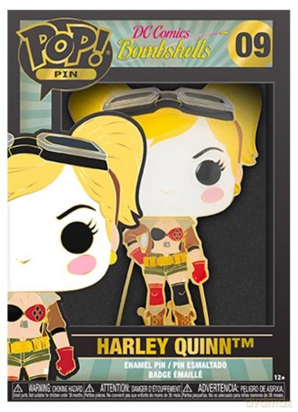 Funko Loungefly Pop! Pin Lpp Dc Comics Harley Quinn 11,5x26cm [FIGURKA]