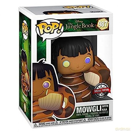 Funko Pop! Disney Jungle Book Mowgli With Kaa Excl [FIGURKA]