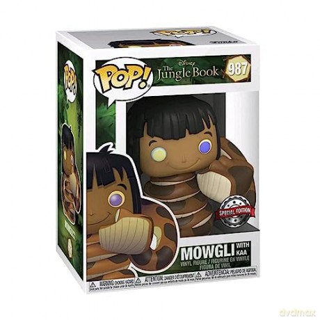 Funko Pop! Disney Jungle Book Mowgli With Kaa Excl [FIGURKA]