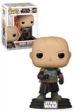 Funko Pop! Star-Wars Mandalorian Boba Fett Um Rs [FIGURKA]