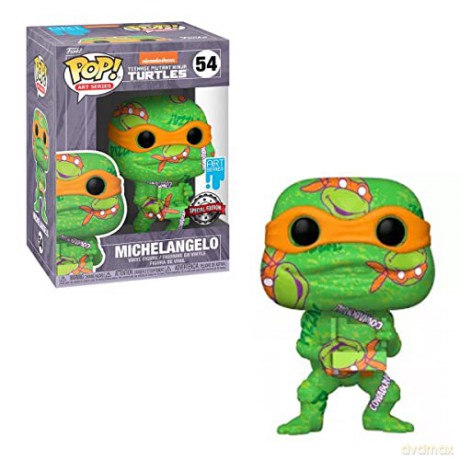 Funko Pop! Tmnt 2 (1991) Michelangelo (Artist) Rs [FIGURKA]