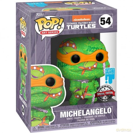 Funko Pop! Tmnt 2 (1991) Michelangelo (Artist) Rs [FIGURKA]
