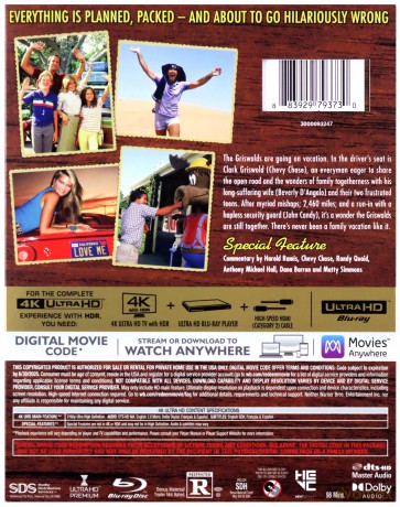 National Lampoon's Vacation (W krzywym zwierciadle: Wakacje) [Blu-Ray 4K]+[Blu-Ray]