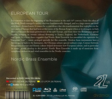 Bartolome Ramos de Pareja (1440-1522): Nordic Brass Ensemble - European Tour [Blu-Ray]+[SACD]