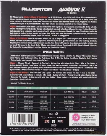 Alligator / Alligator II: The Mutation [2xBlu-Ray 4K]+[2xBlu-Ray]