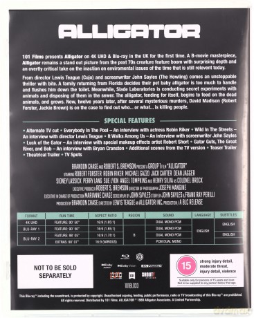Alligator / Alligator II: The Mutation [2xBlu-Ray 4K]+[2xBlu-Ray]