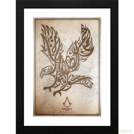 ASSSASSIN'S CREED - Framed print Eagle Mirage (30x40)