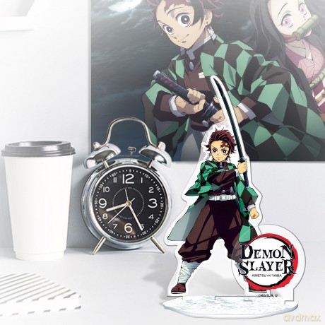DEMON SLAYER - Pck Tumbler with straw 470ml + Acryl + Stickers