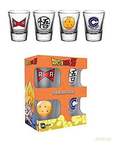 DRAGON BALL - Set of 4 Shooters - DBZ/Mix