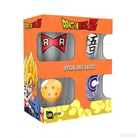 DRAGON BALL - Set of 4 Shooters - DBZ/Mix