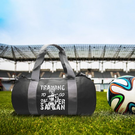 DRAGON BALL - Sport bag Training to go Super Saiyan- Grey/Black