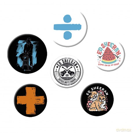 ED SHEERAN - Badge Pack - Variety