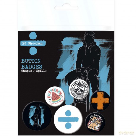 ED SHEERAN - Badge Pack - Variety