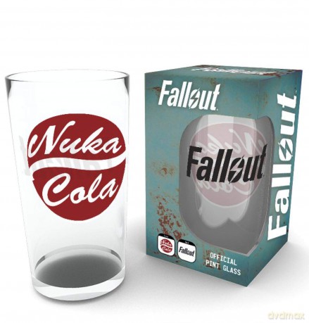 FALLOUT - Large Glass - 400ml - Nuka Cola - box