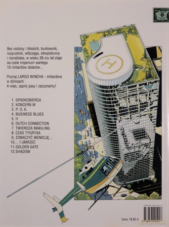 Largo Winch. Tom 2. Koncern W - Jean van Hamme, Philippe Francq [KSIĄŻKA]