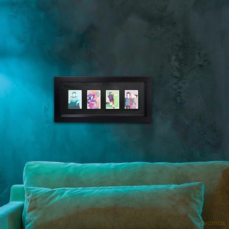 GBEYE - Trading Card Collector Frame 4 position Black (40x17cm)