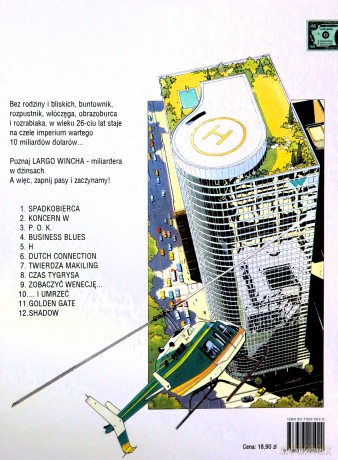 Largo Winch. Tom 3. P.O.K. - Jean van Hamme, Philippe Francq [KSIĄŻKA]