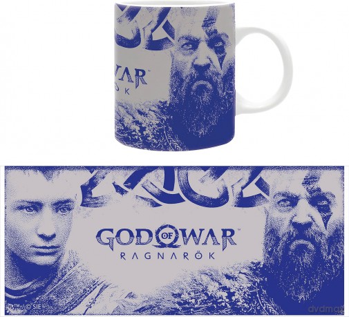 GOD OF WAR - Kubek - 320 ml - Kratos and Atreus - subli - box