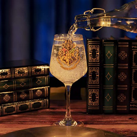 HARRY POTTER - Stemmed glass - Hogwarts Crest