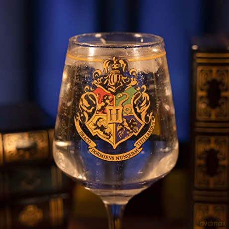 HARRY POTTER - Stemmed glass - Hogwarts Crest