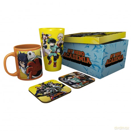 MY HERO ACADEMIA - Pck Glass XXL + Kubek + 2 Coasters Heroes