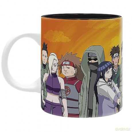 NARUTO SHIPPUDEN - Zestaw prezentowy Kubek 320ml + Akryowa figurka + Pocztówki Naruto