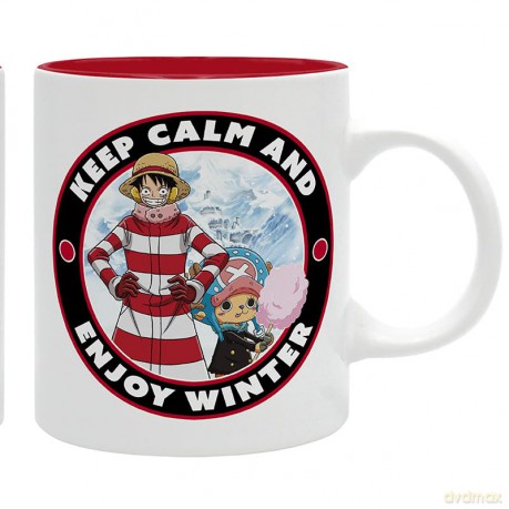 ONE PIECE - Kubek - 320ml  KEEP CALM AND ENJOY WINTER