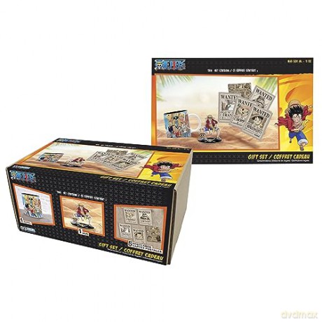 ONE PIECE - Pck Mug320ml + Acryl + Postcards Luffy